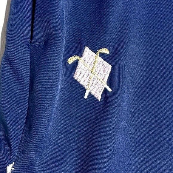 Coral Bay Golf Womens Skort Size 14 Embroidered Golf Clubs Navy Stretch Active - Picture 3 of 10